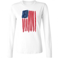 Ladies Relaxed Fit Basic Long Sleeve Tee