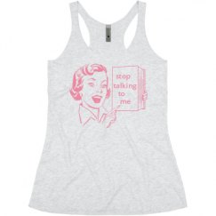 Ladies Slim Fit Super Soft Racerback Triblend Tank