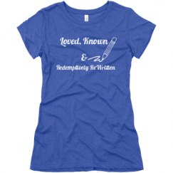 Ladies Slim Fit Super Soft Triblend Tee
