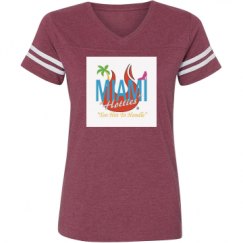 Ladies Relaxed Fit Vintage Sports Tee