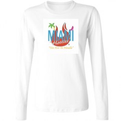 Ladies Relaxed Fit Basic Long Sleeve Tee