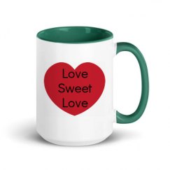 15oz Ceramic Mug with Color Inside