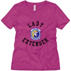 Ladies Relaxed Fit V-Neck Tee
