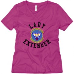Ladies Relaxed Fit V-Neck Tee