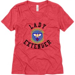Ladies Relaxed Fit Super Soft Triblend V-Neck Tee