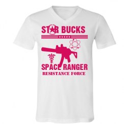 Unisex V-Neck Jersey Tee