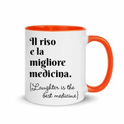 11oz Ceramic Mug with Color Inside