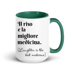 15oz Ceramic Mug with Color Inside