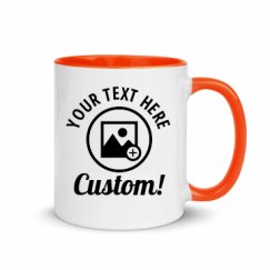 11oz Ceramic Mug with Color Inside