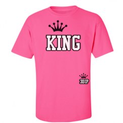 Unisex Ultra Cotton Safety Neon Crewneck Tee