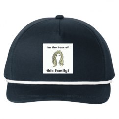 Snapback Five-Panel Rope Hat