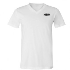 Unisex V-Neck Jersey Tee