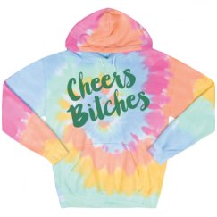 Unisex Tie-Dye Fleece Hoodie