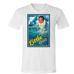 Unisex V-Neck Jersey Tee