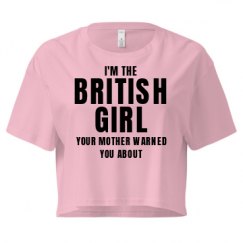 Ladies Festival Cali Crop Top Tee