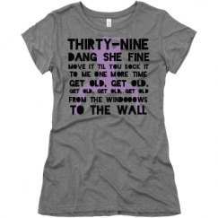 Ladies Slim Fit Super Soft Triblend Tee