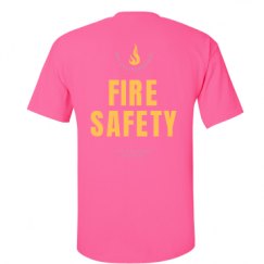 Unisex Ultra Cotton Safety Neon Crewneck Tee