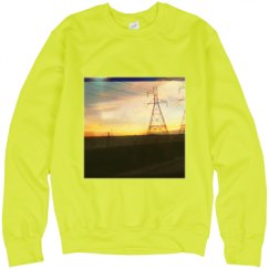 Unisex Neon Crewneck Sweatshirt