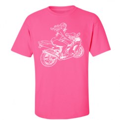 Unisex Ultra Cotton Safety Neon Crewneck Tee