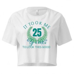 Ladies Festival Cali Crop Top Tee