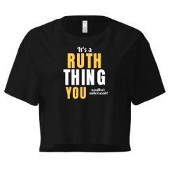 Ladies Festival Cali Crop Top Tee