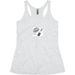Ladies Slim Fit Super Soft Racerback Triblend Tank