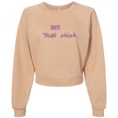 Women's Raglan Pullover Fleece