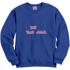 Unisex Film and Foil Crewneck Sweatshirt