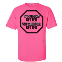 Unisex Ultra Cotton Safety Neon Crewneck Tee
