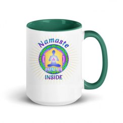 15oz Ceramic Mug with Color Inside