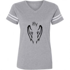 Ladies Relaxed Fit Vintage Sports Tee