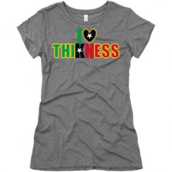 Ladies Slim Fit Super Soft Triblend Tee