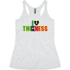 Ladies Slim Fit Super Soft Racerback Triblend Tank
