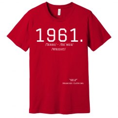 1961. Self Branded Red Tee