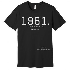 1961. Self Branded Blk Tee