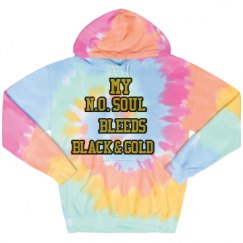 Unisex Tie-Dye Fleece Hoodie