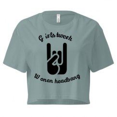 Ladies Festival Cali Crop Top Tee