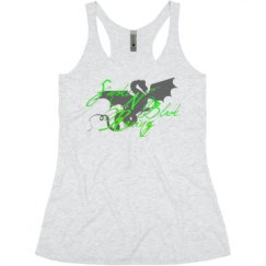 Ladies Slim Fit Super Soft Racerback Triblend Tank