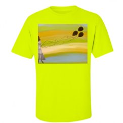 Unisex Ultra Cotton Safety Neon Crewneck Tee