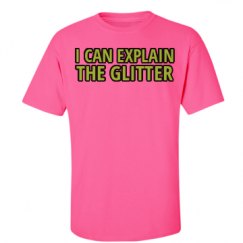 Unisex Ultra Cotton Safety Neon Crewneck Tee