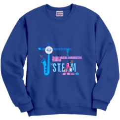 Unisex Film and Foil Crewneck Sweatshirt