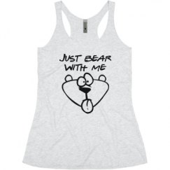 Ladies Slim Fit Super Soft Racerback Triblend Tank