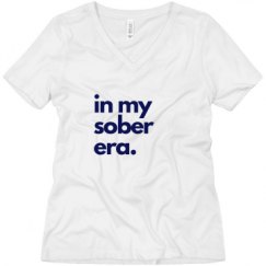 Ladies Relaxed Fit V-Neck Tee