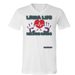 Unisex V-Neck Jersey Tee