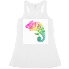 Ladies Flowy Racerback Tank