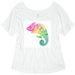 Ladies Flowy Slouchy Tee