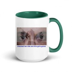 15oz Ceramic Mug with Color Inside