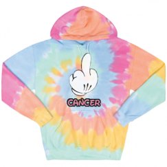 Unisex Tie-Dye Fleece Hoodie