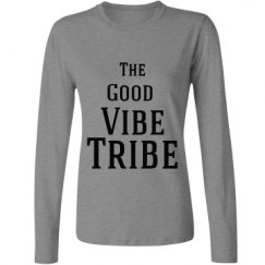 Ladies Relaxed Fit Basic Long Sleeve Tee