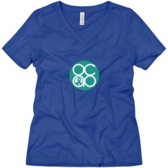 Ladies Relaxed Fit V-Neck Tee